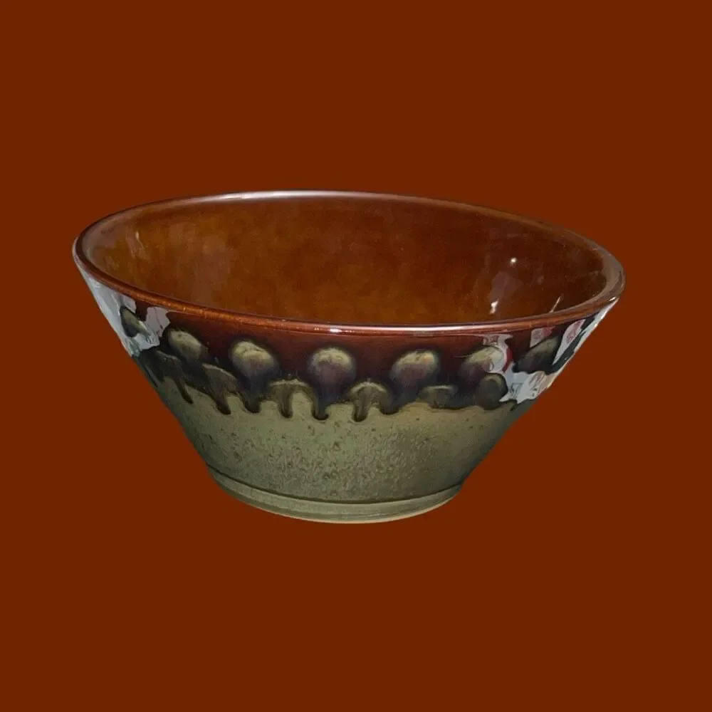 Vintage 1980s Teleflora Gift Ceramic Oven to Table Bowl 8”